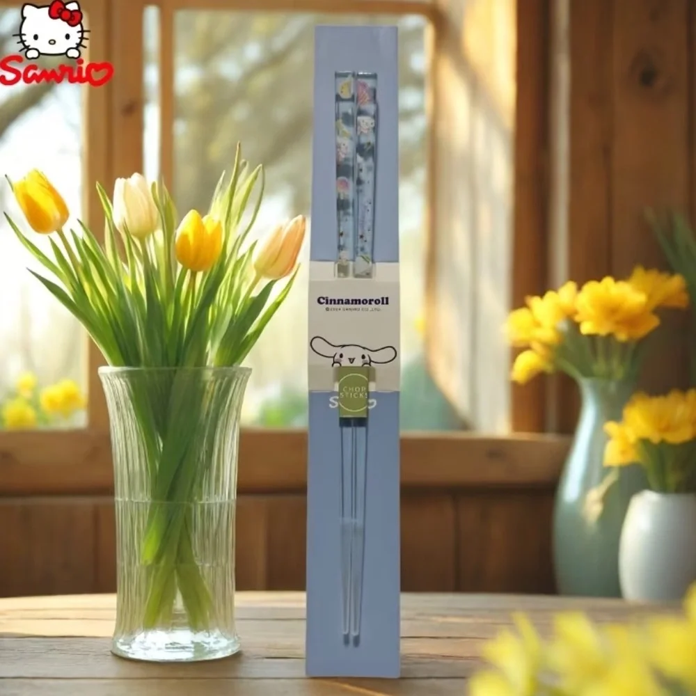 Cinnamoroll Chopsticks with Blue and White Design